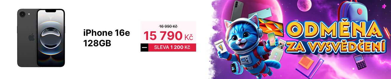 Odměna za vysvědčení iPhone 16e Banner kategorie