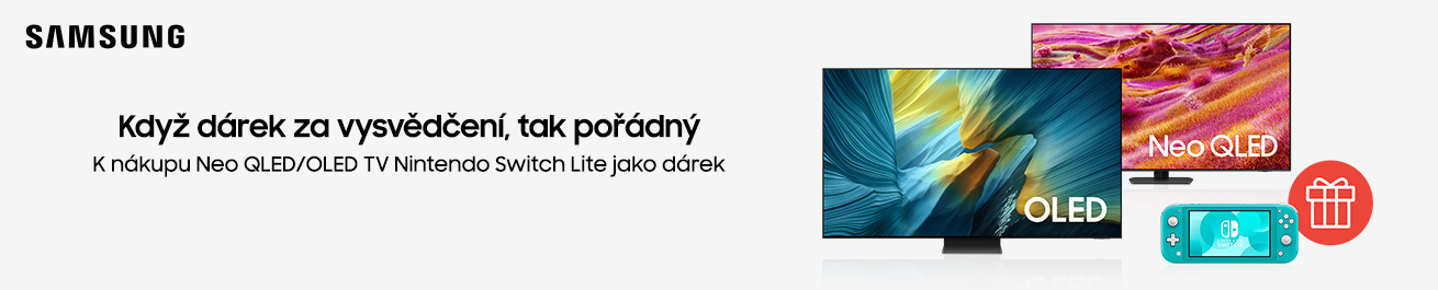 Samsung TV s dárkem Banner kategorie