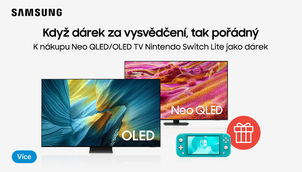 Samsung TV s dárkem Banner HP slider