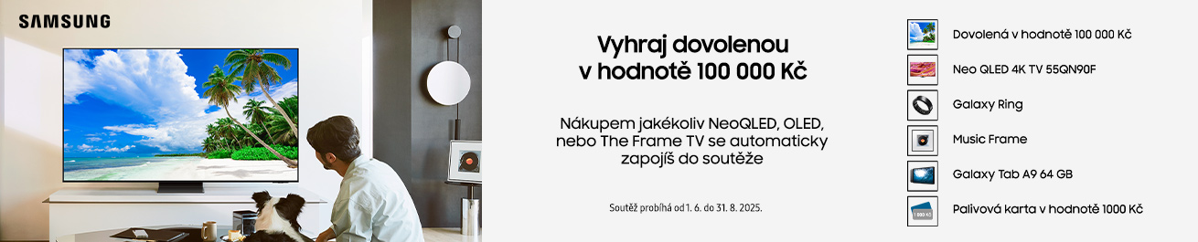 Soutěž se Samsung TV banner kategorie