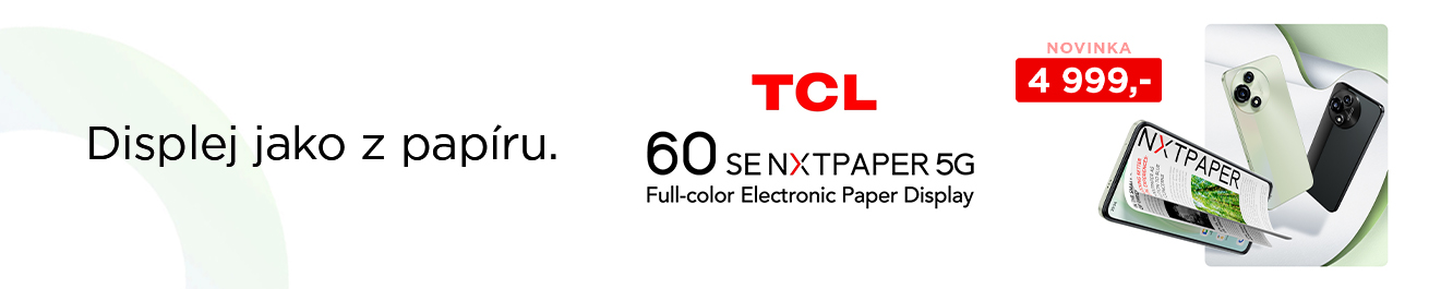 Novinka TCL 60 SE NXTPAPER banner kategorie