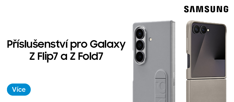 Příslušenství pro Galaxy Z Fold7 a ZFlip7 banner kategorie