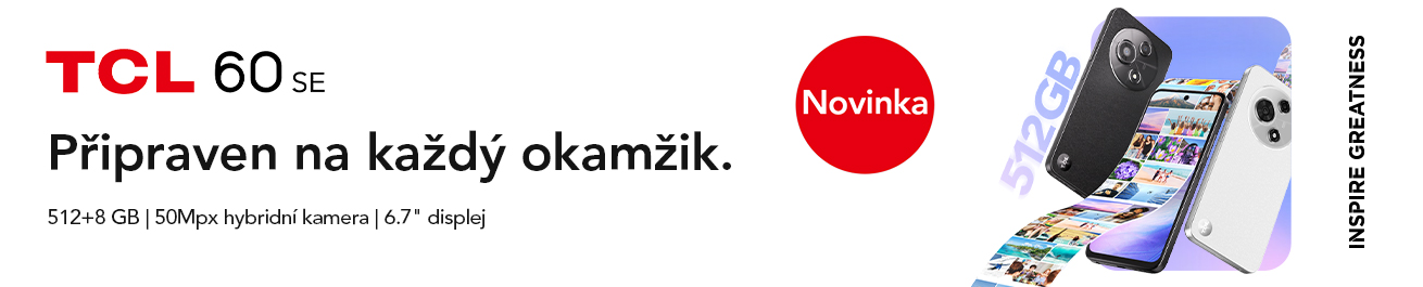 Novinka TCL 60 SE Banner kategorie