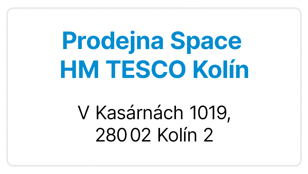Prodejna Space - Kolín