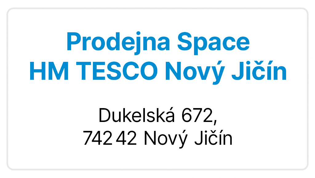 Prodejna Space - Nový Jičín