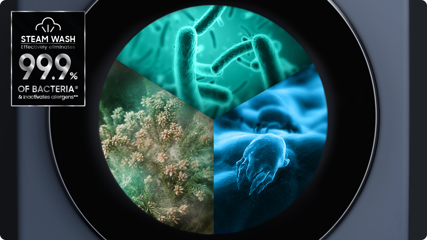 Úzká Parní Pračka Samsung WW70FG3M05AWLF dezinfekční program párou