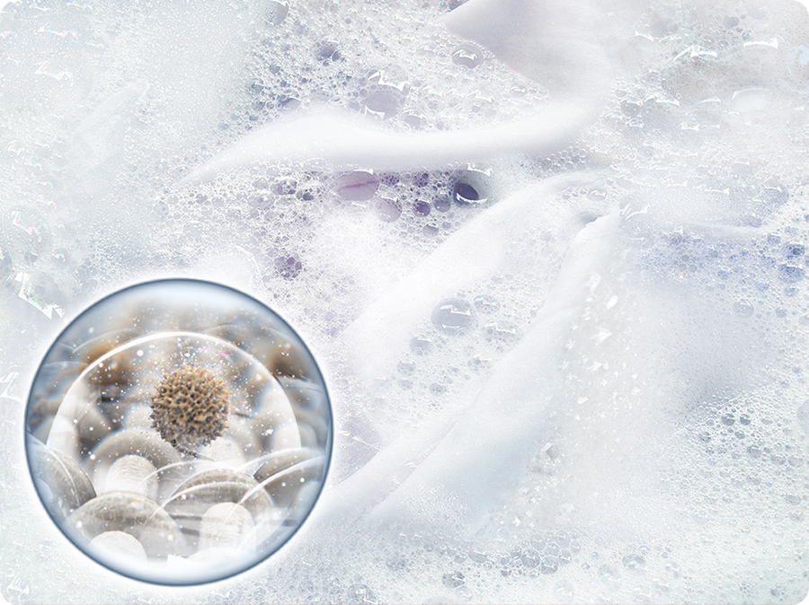 Úzká Pračka Samsung WW90DG5G34ABL účinné praní skvrn