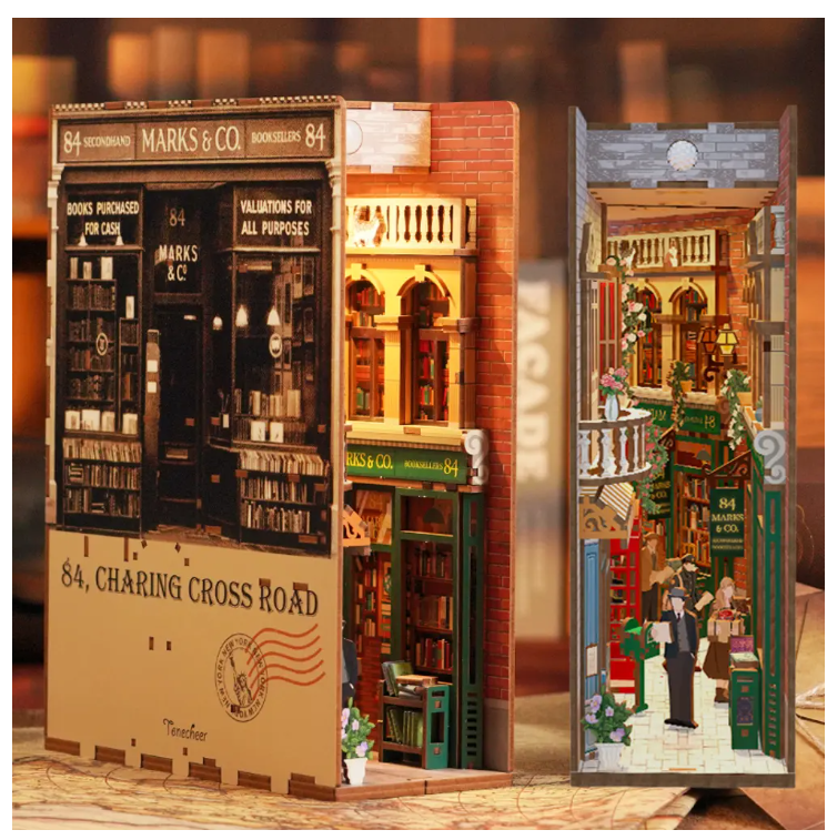 3D dřevěná Stavebnice Tonecheer 84 Charing Cross Road