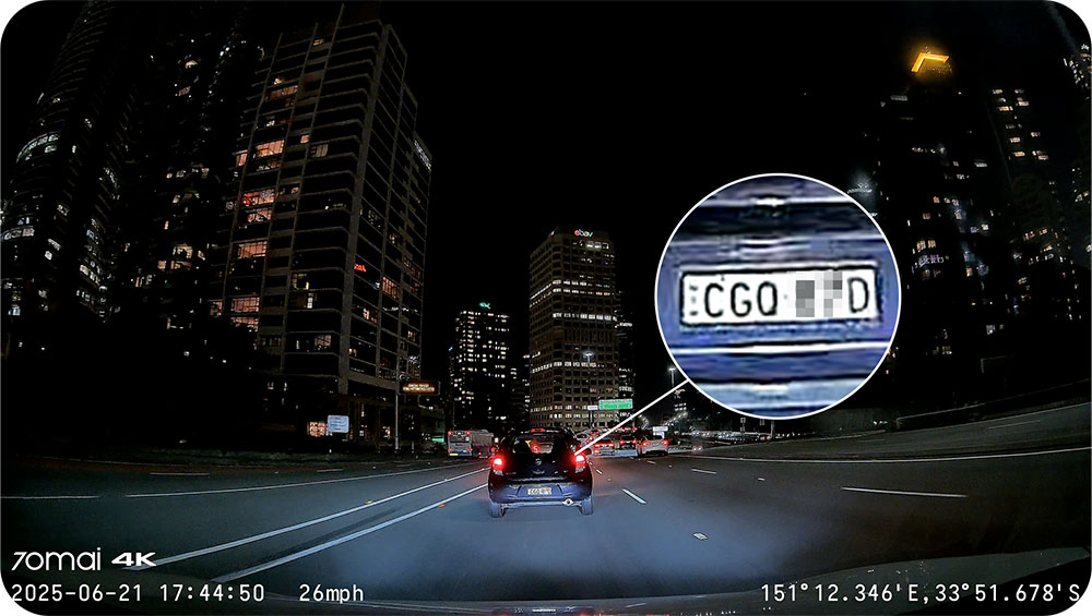 Autokamera 70mai A800SE 4K 4G ready