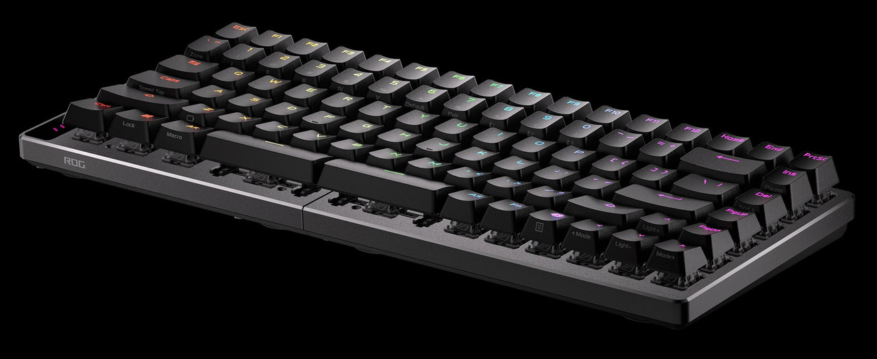 Herní klávesnice ASUS ROG Falcata (ROG HFX Magnetic V2 / PBT), rozložení US