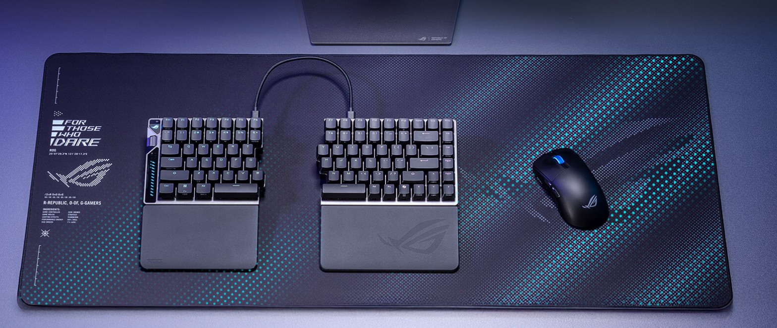 ROG Sheath II XXL, herní podložka pro kompletní setup