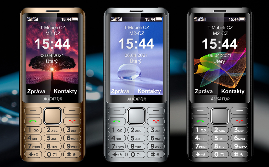 Tlačítkový telefon Aligator D950 DualSim