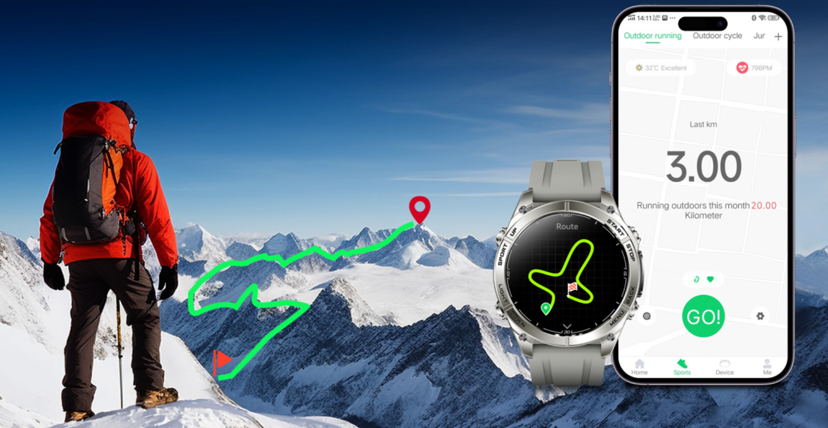 Aligator Watch GPS Maps