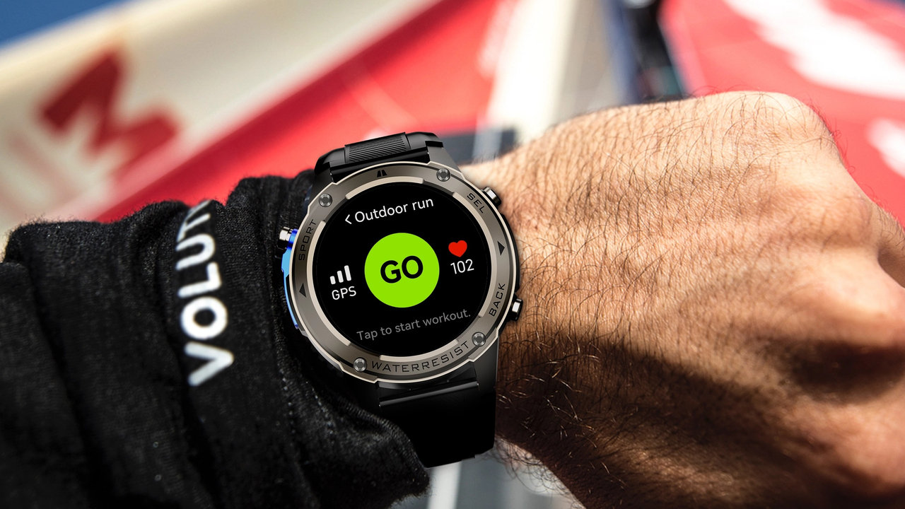 Chytré hodinky Aligator Watch GPS, sportovní funkce