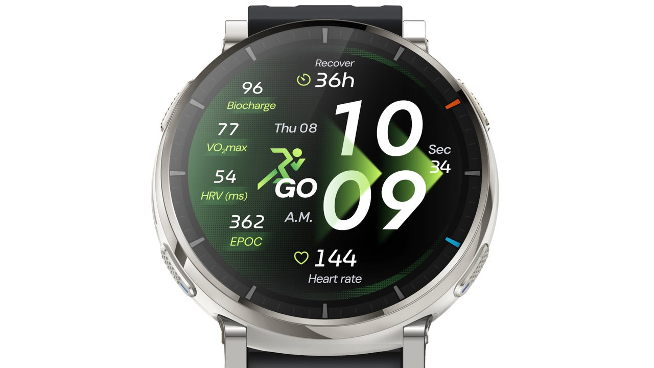 Chytré hodinky Amazfit Active 3 Premium, sledování zdraví