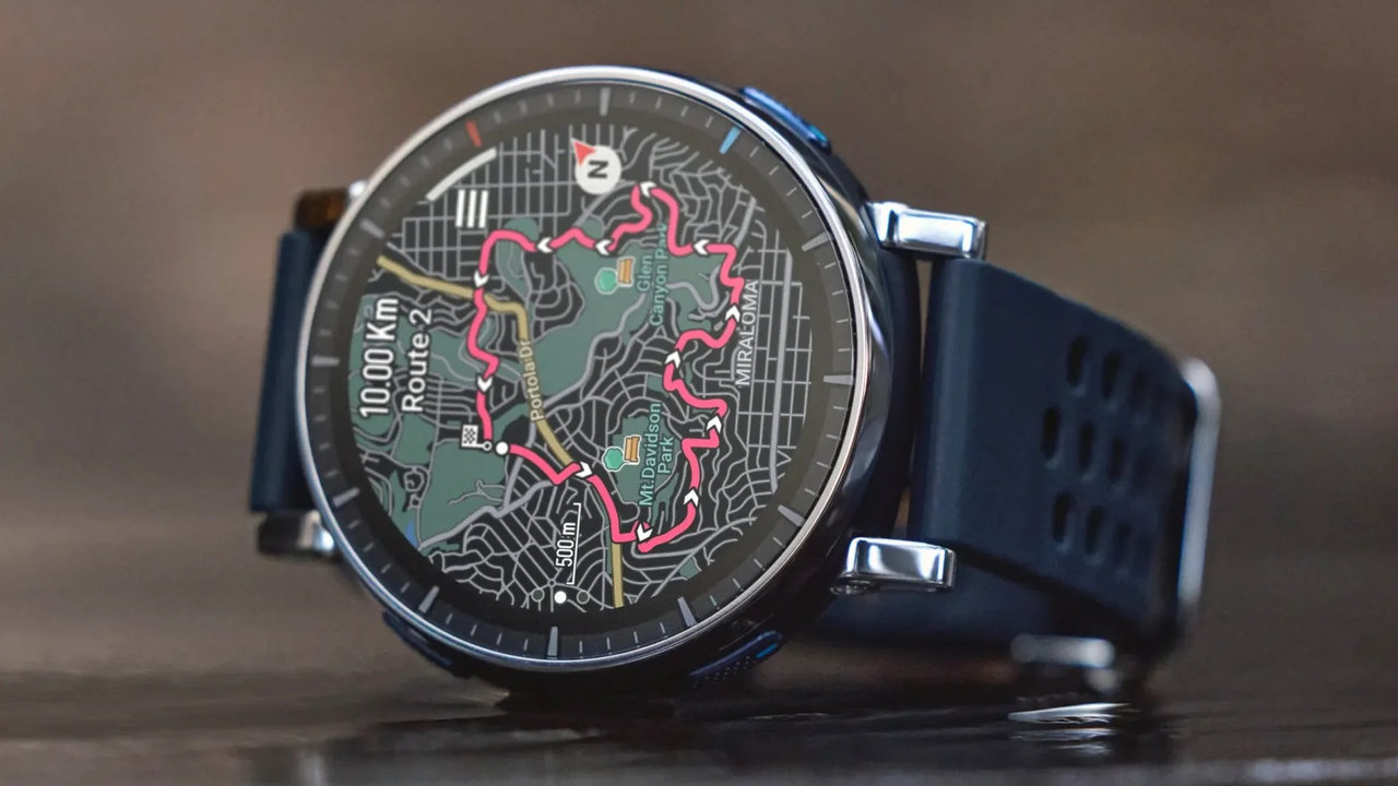 Chytré hodinky Amazfit Active 3 Premium, navigace