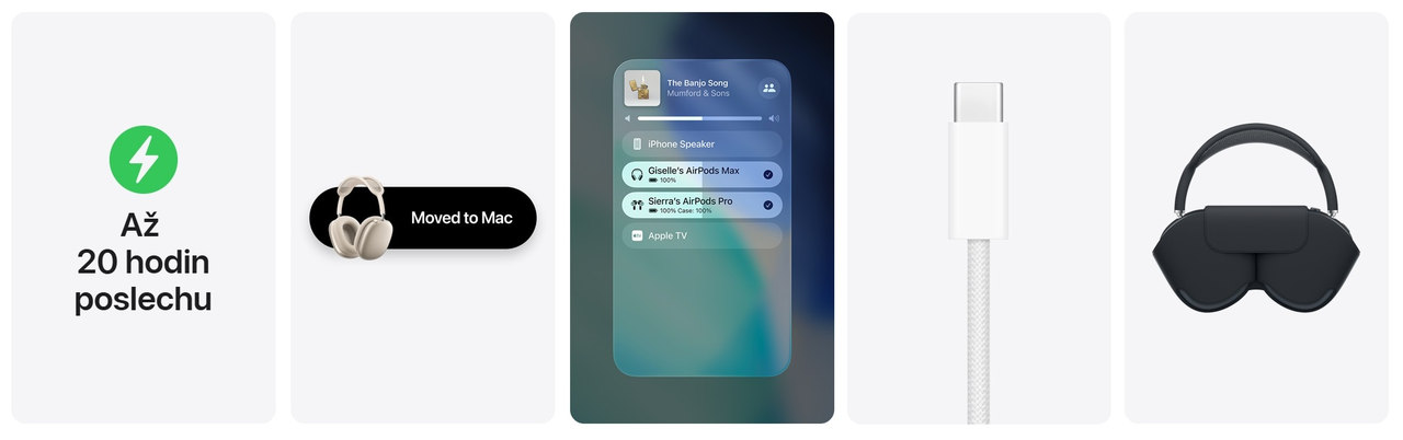 Bezdrátová sluchátka Apple AirPods Max 2 (2026),, konektivita
