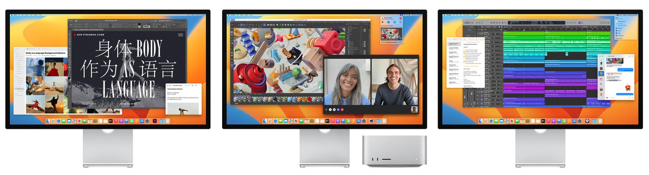 27″ monitor Apple Studio Display MacOS