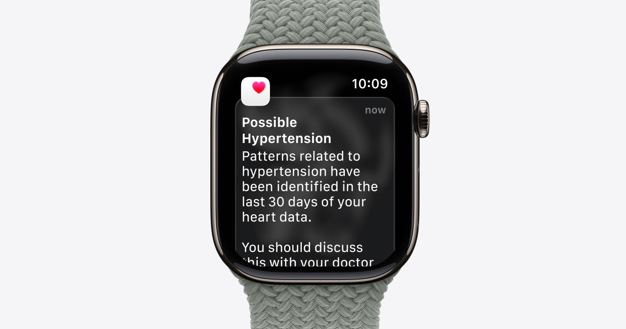 Chytré hodinky Apple Watch Series 11 sledování hypertenze