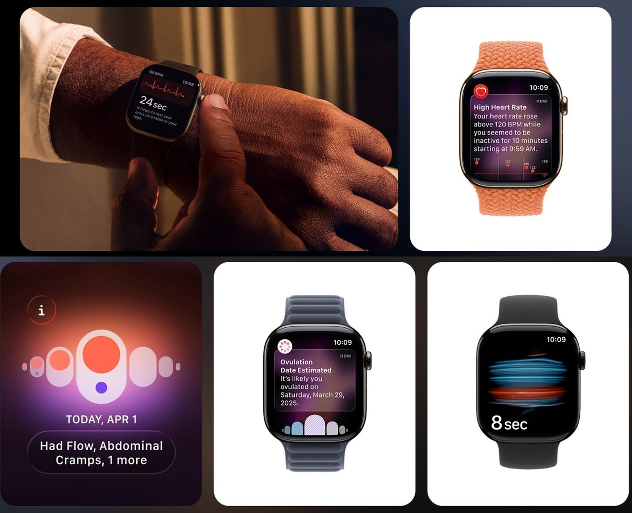 Chytré hodinky Apple Watch Series 11 důslední hlídání zdraví a spánku