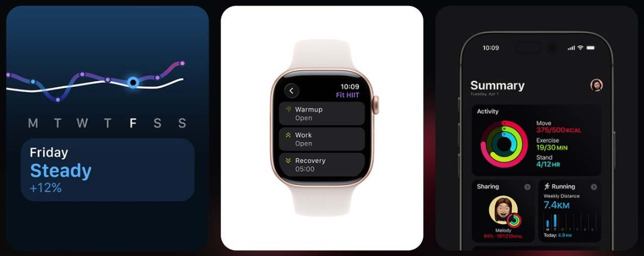 Chytré hodinky Apple Watch Series 11 cvičení na míru