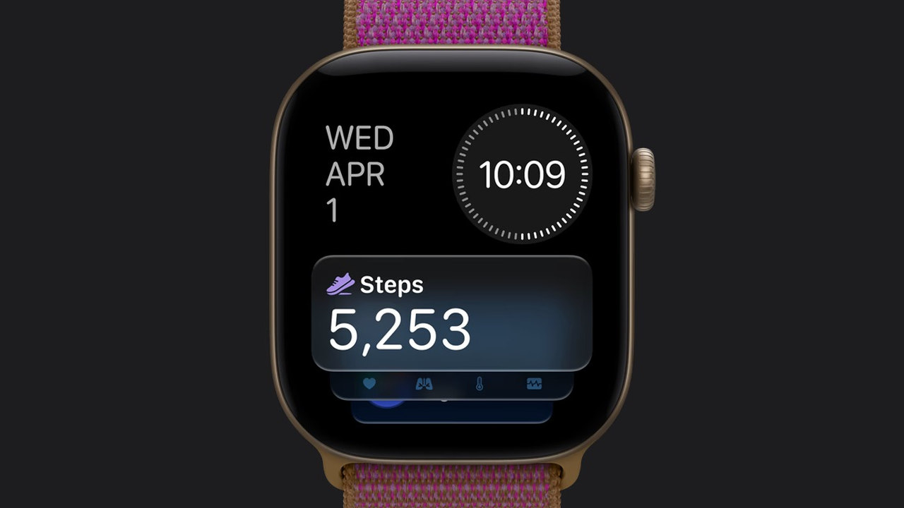 Chytré hodinky Apple Watch Series 12 (2026), sledování kroků