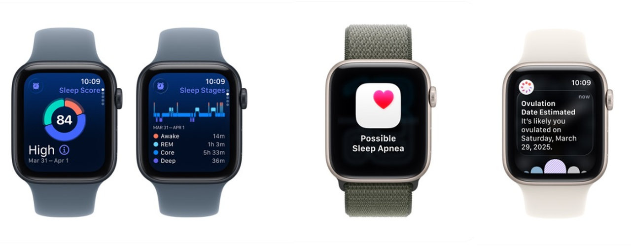 Chytré hodinky Apple Watch Series SE 3 (2025) sledování spánku