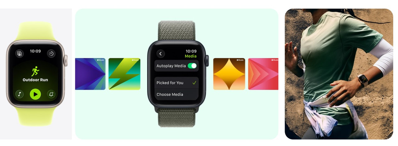 Chytré hodinky Apple Watch Series SE 3 (2025) sportovní funkce