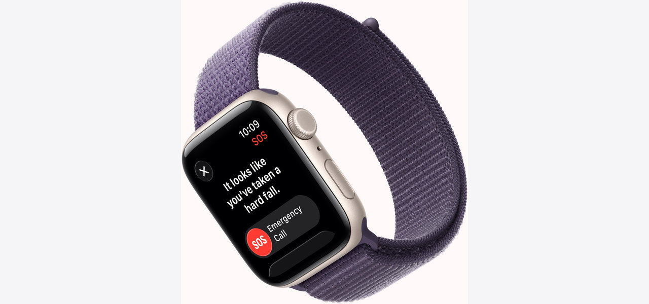 Chytré hodinky Apple Watch Series SE 3 (2025) bezpečnostní funkce