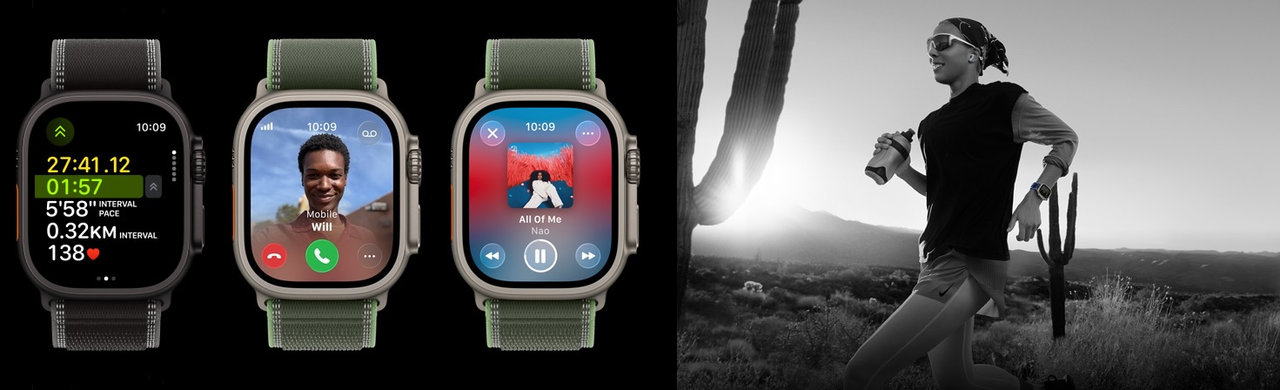 Chytré hodinky Apple Watch Ultra 3 (2025) pro běžce