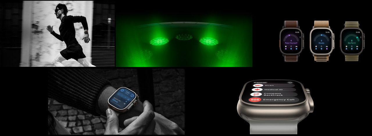 Chytré hodinky Apple Watch Ultra 4, vybavení