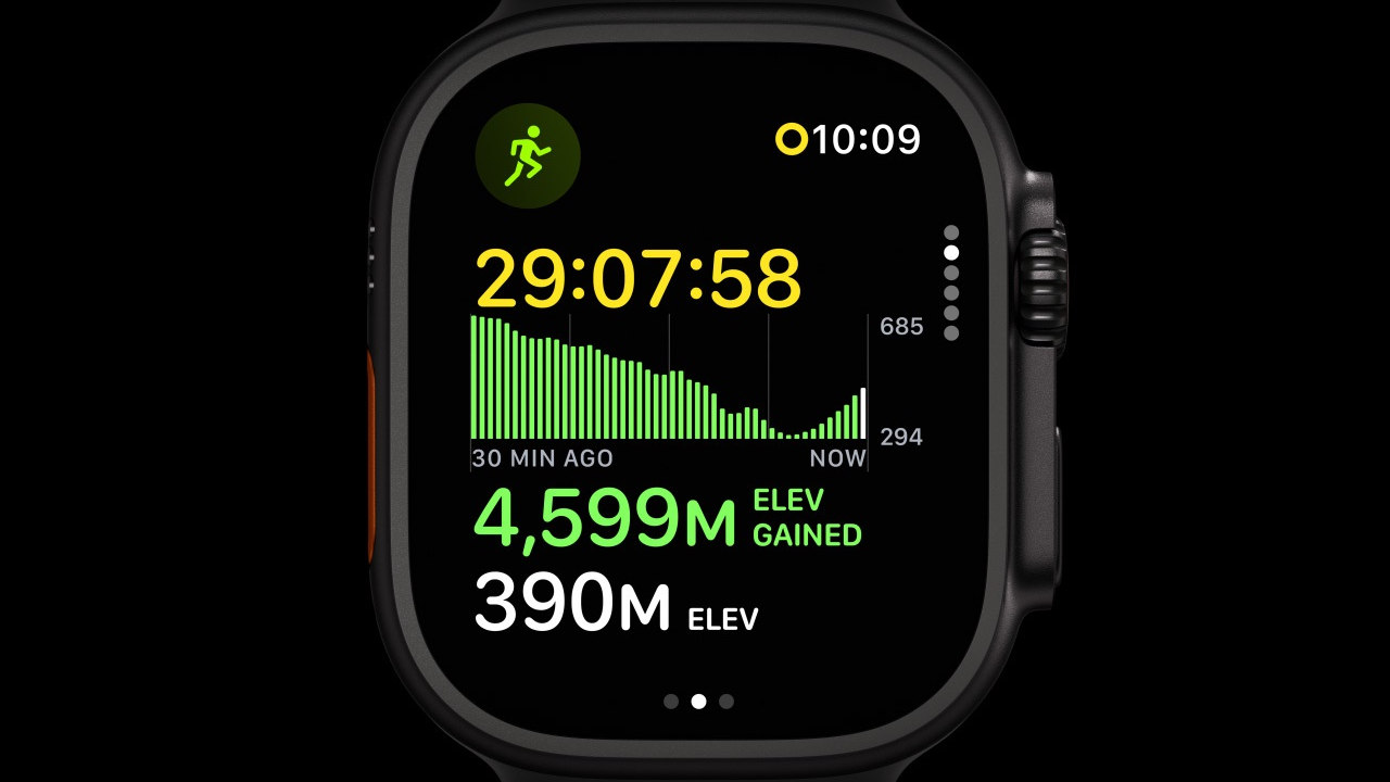 Chytré hodinky Apple Watch Ultra 4, pokročilé sledování zdraví