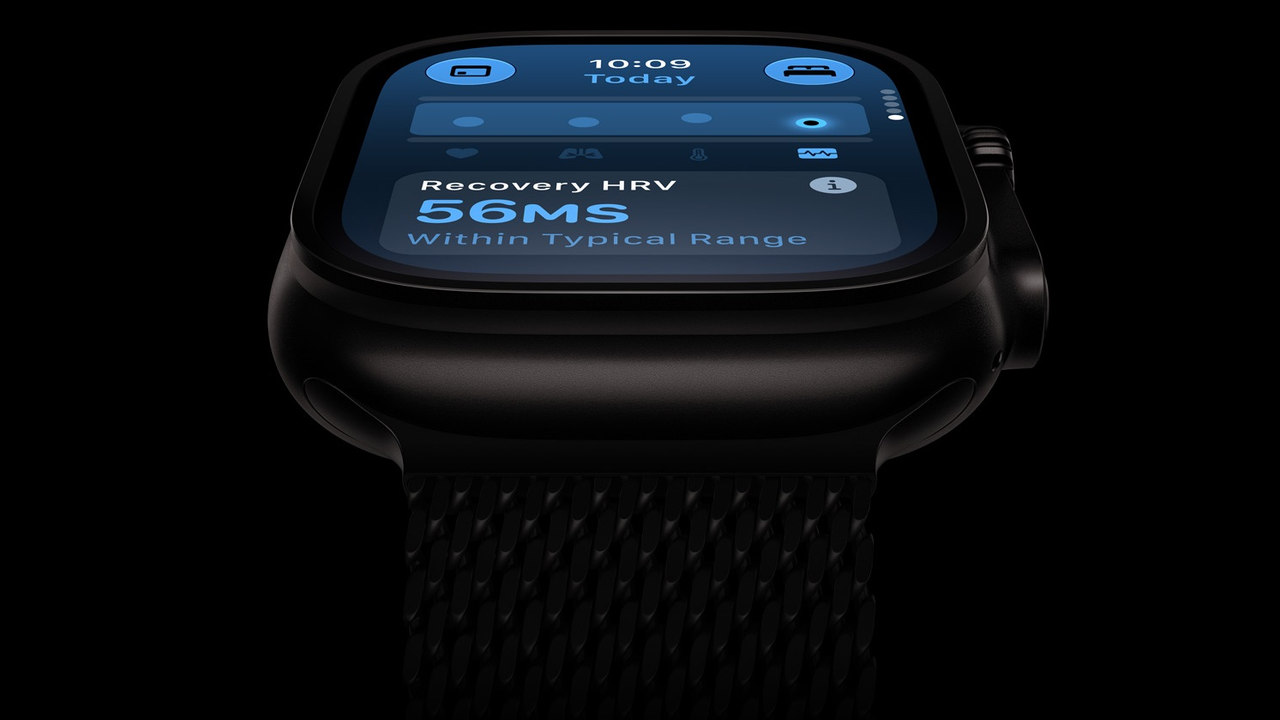 Chytré hodinky Apple Watch Ultra 4, HRV