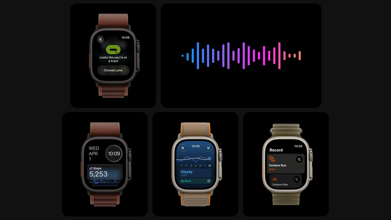 Chytré hodinky Apple Watch Ultra 4, pokročilé sledování sportovních metrik