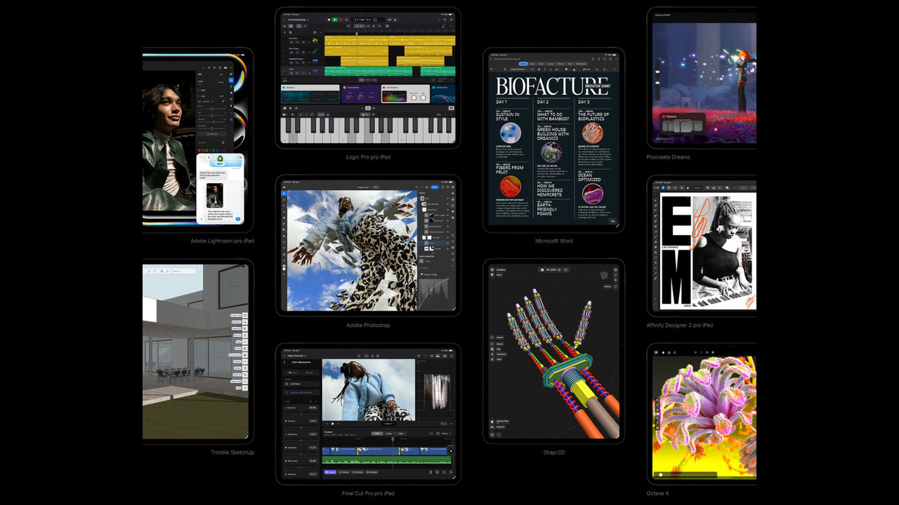 iPad Pro 2025 profi aplikace