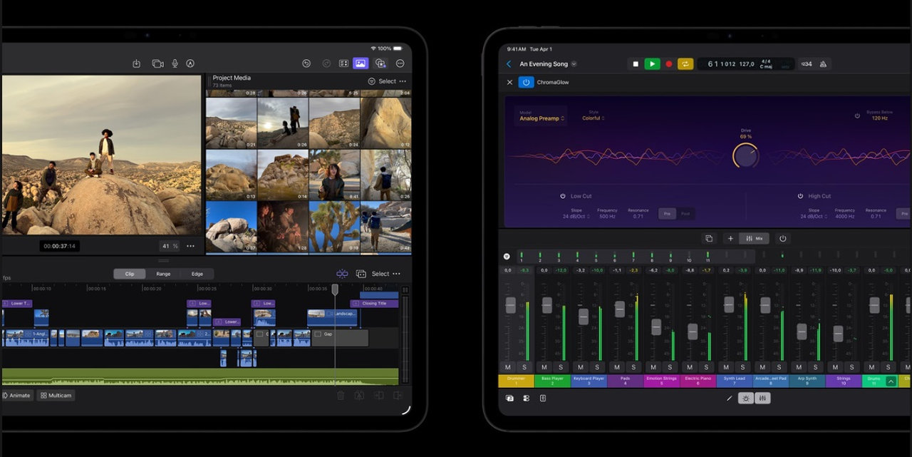 iPad Pro 2025 Profi aplikace