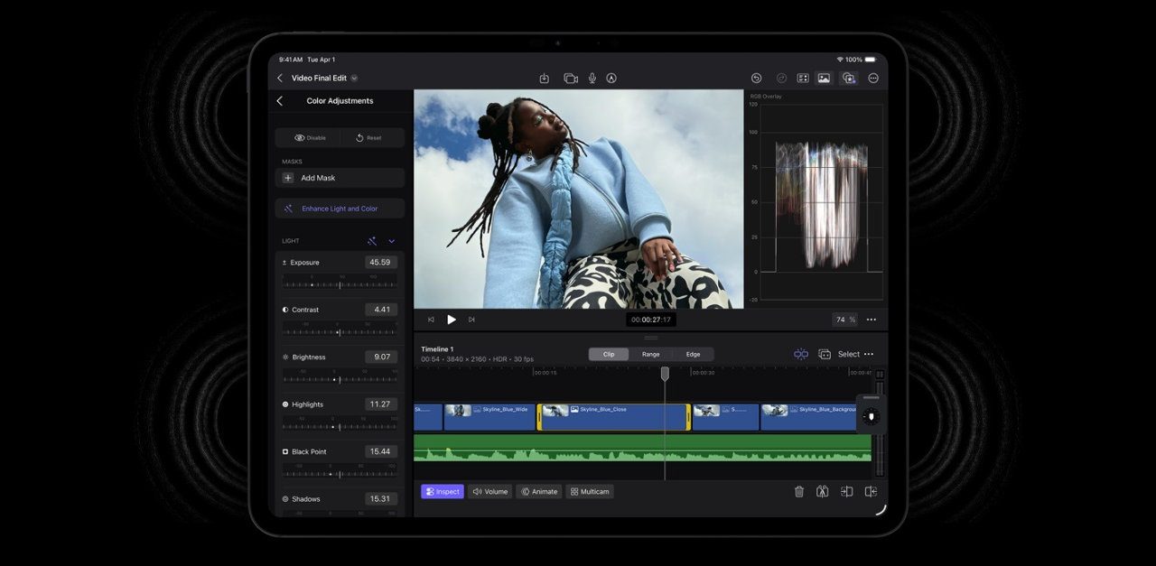 iPad Pro 2025 mikrofony a reproduktory