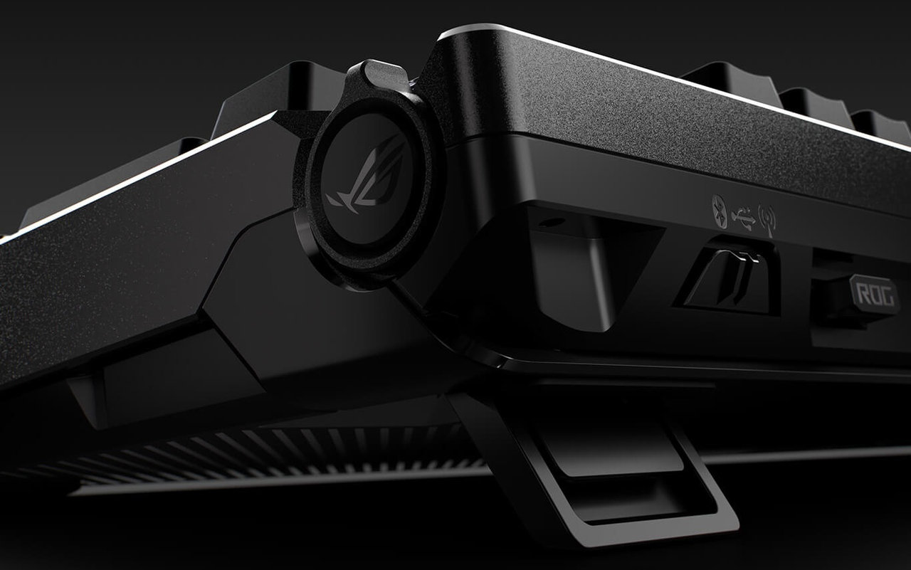 Herní klávesnice Asus ROG Azoth 96 HE, konektivita