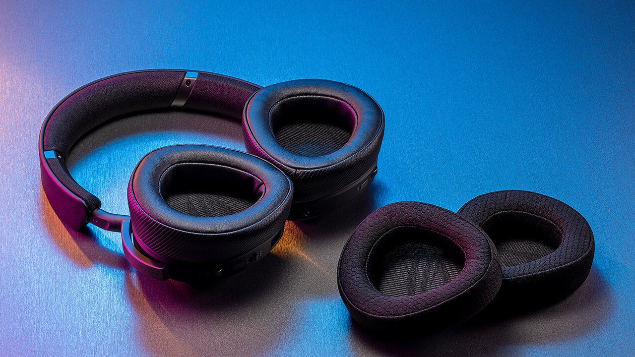 Herní sluchátka Asus ROG Delta II, ovládání