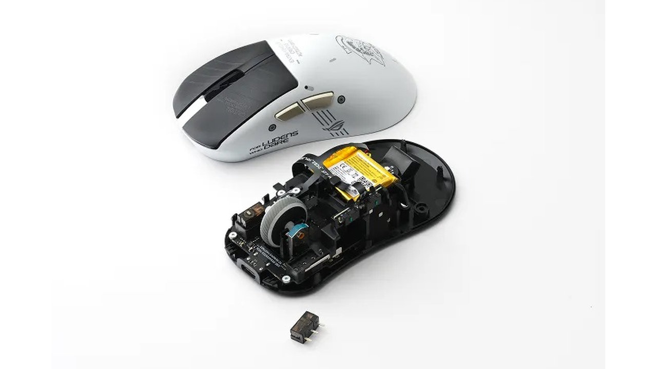 Herní myš Asus ROG Keris II Origin-KJP, pokročilé technologie