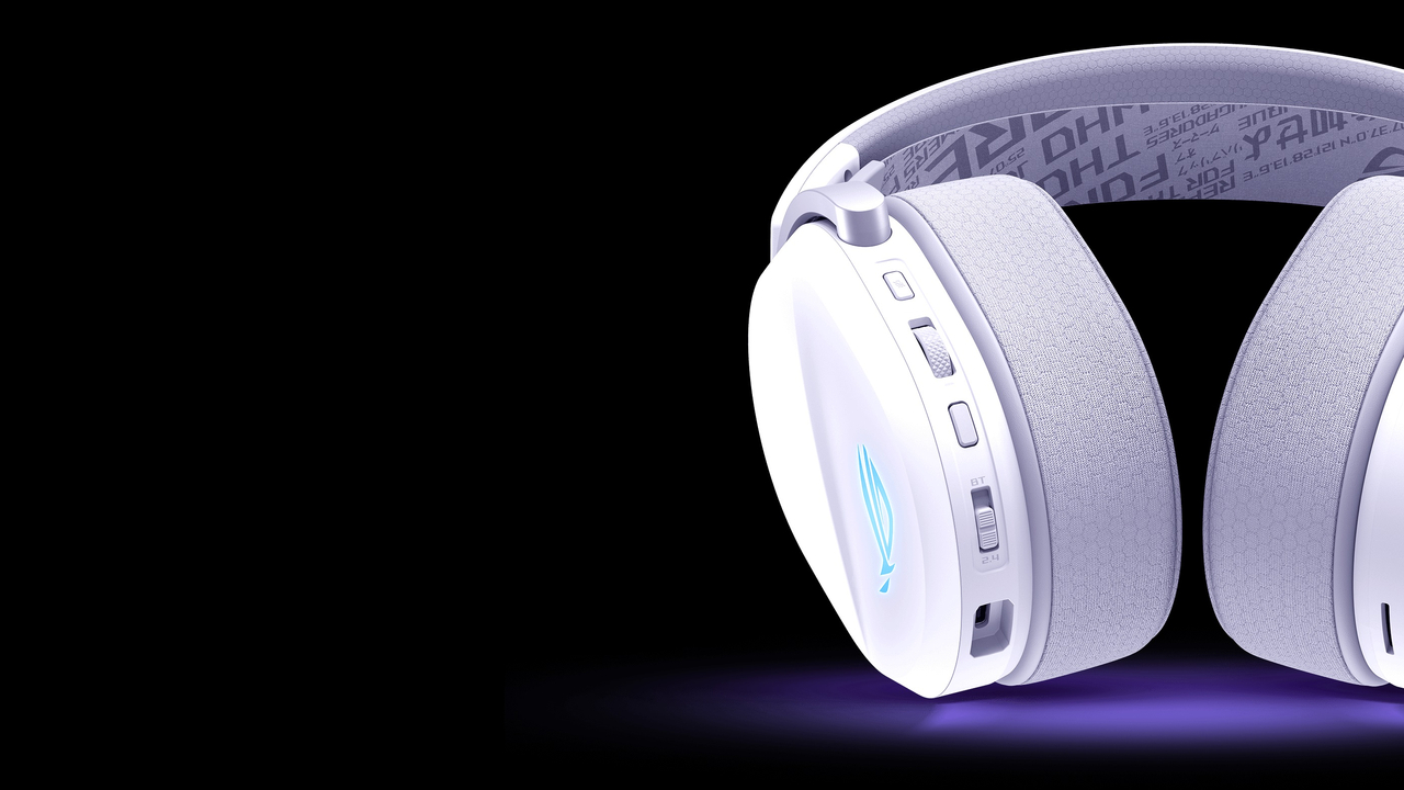 Herní sluchátka Asus ROG Pelta, ovládání