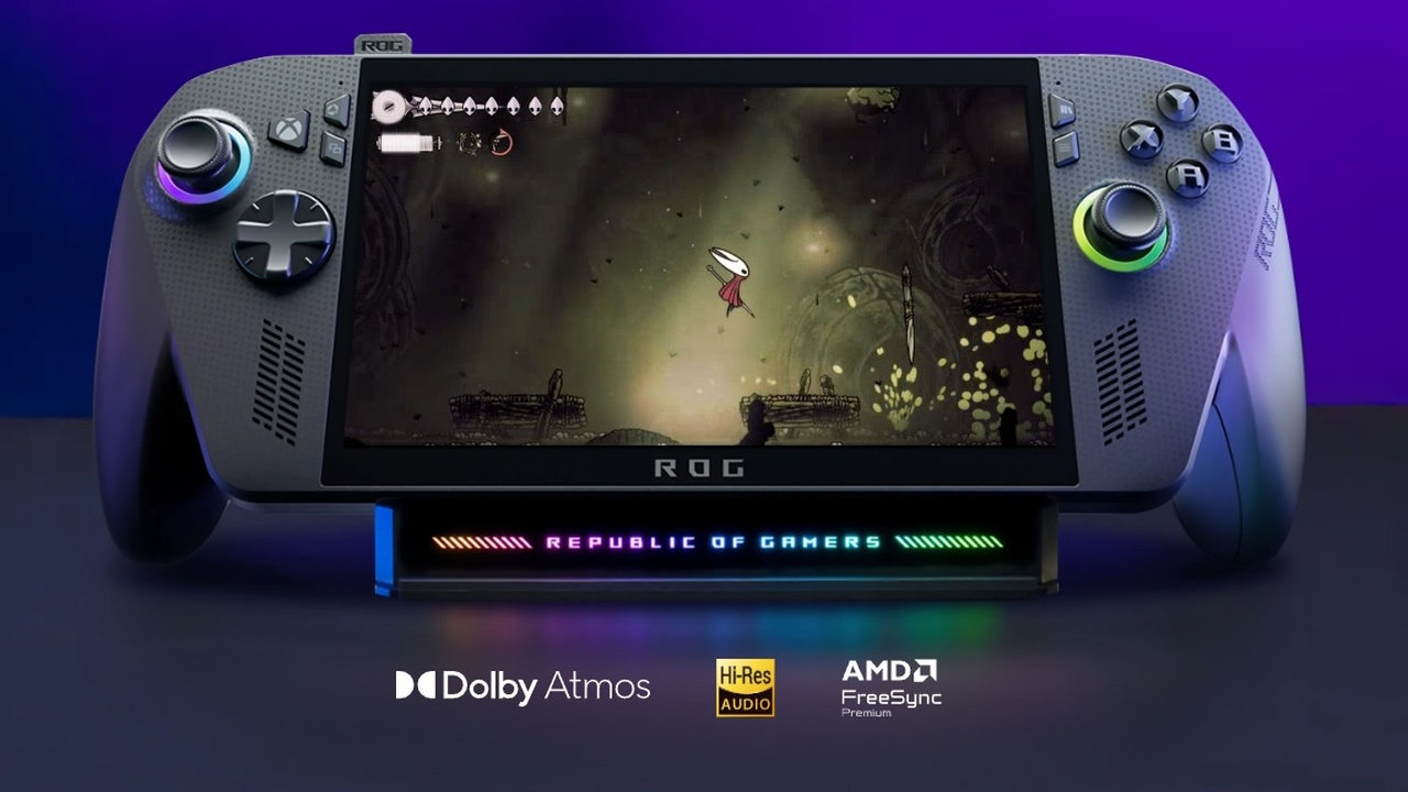 Herní handheld PC Asus ROG Xbox Ally X (2025) RC73XA, displej
