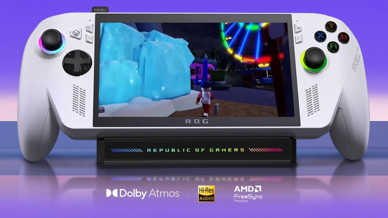 Herní handheld PC Asus ROG Xbox Ally (2025) RC73YA, displej