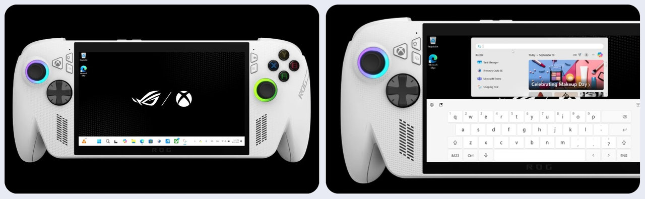 Herní handheld PC Asus ROG Xbox Ally (2025) RC73YA, konektivita