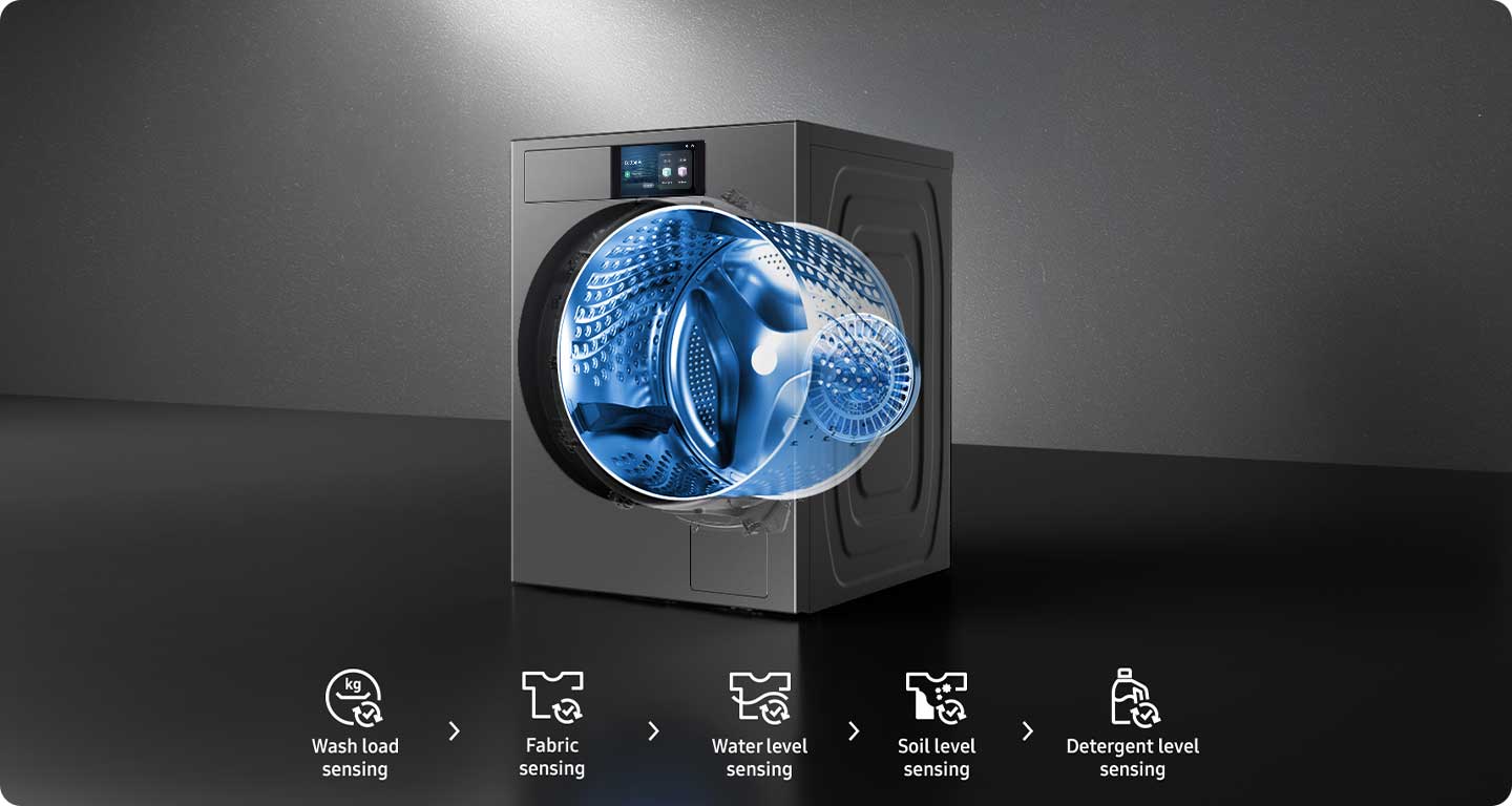 Bespoke AI Pračka Samsung WF90F09C4SU4 úspora vody