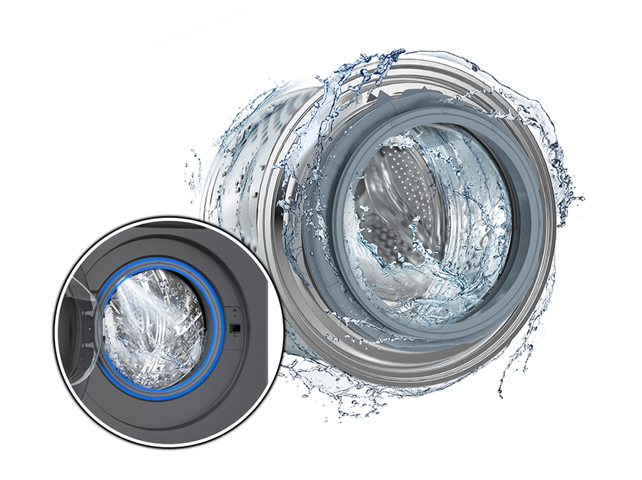 Bespoke AI Pračka Samsung WF90F09C4SU4 čištění bubnu