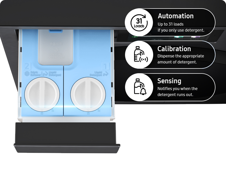 Bespoke AI Pračka Samsung WF90F09C4SU4 automatická nádržka