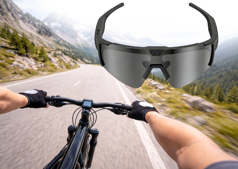 Chytré brýle s AI ALIGATOR Smart Glasses Sport, natáčení videí