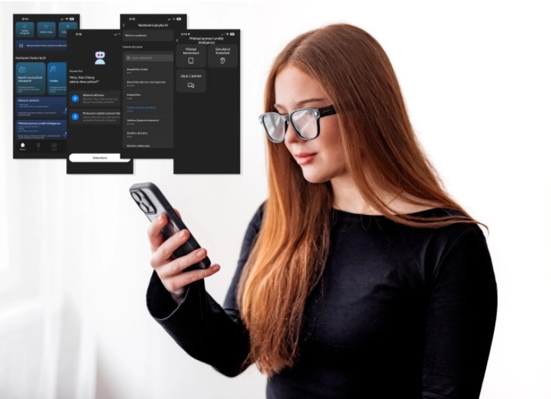 Chytré brýle s AI ALIGATOR Smart Glasses, chytré funkce