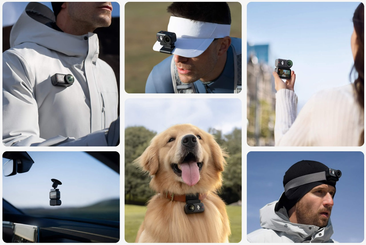 Akční kamera DJI Osmo Nano, Standard Combo design